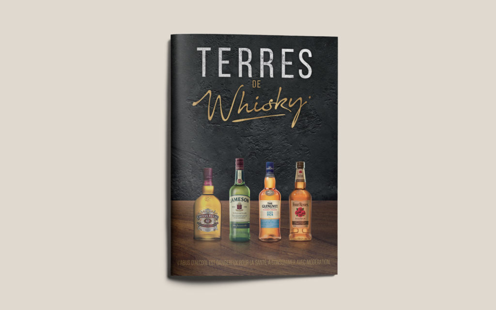 STÉ RICARD BROCHURE COUVERTURE TERRES DE WHISKY