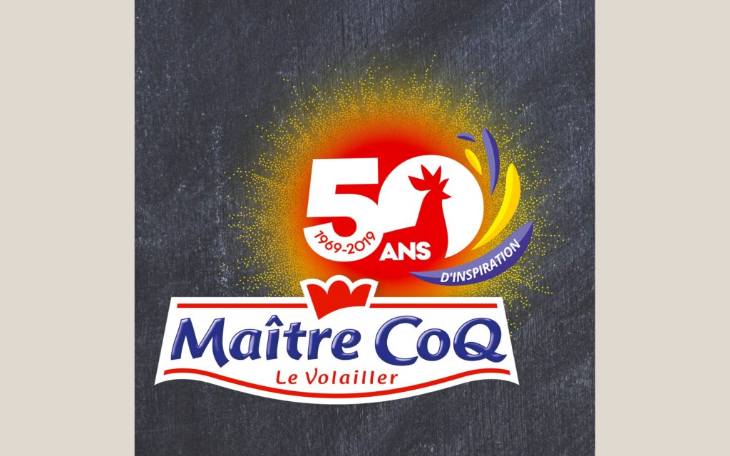 LOGO MAITRE COQ 50 ANS