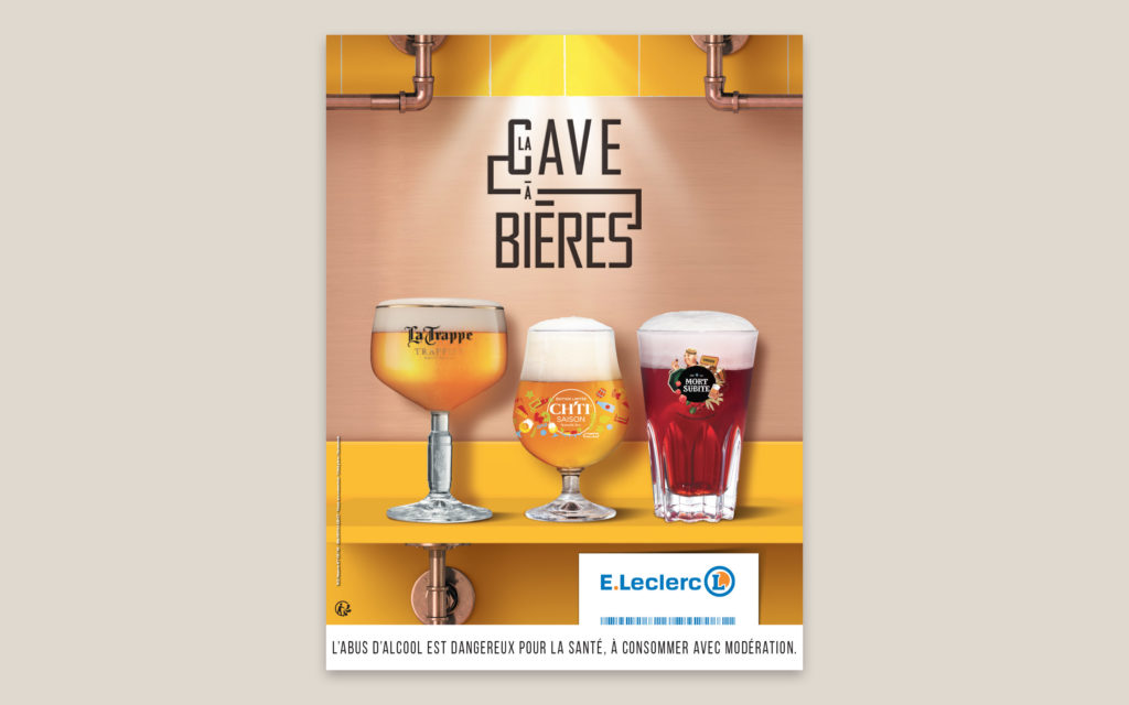 AFFICHE CAVE À BIÈRE